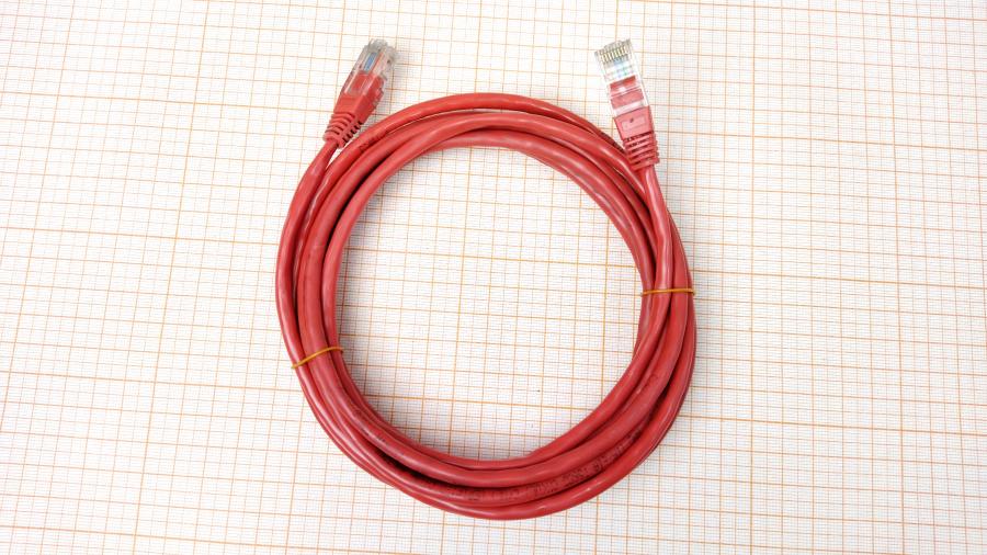 088-770-001 Патч-корд  U/UTP Cat.5E 1.8m Красный #1