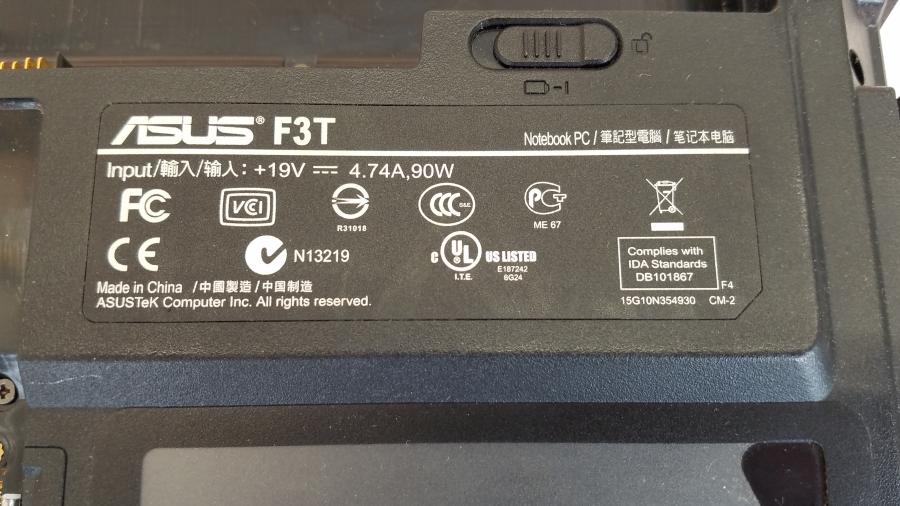 089-048-014 Ноутбук ASUS F3T #11