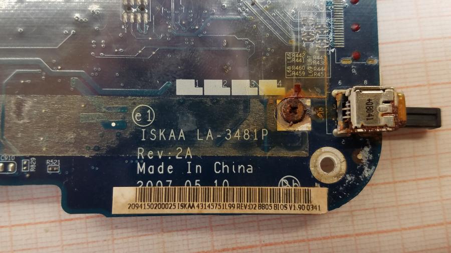 089-083-003 Ноутбук TOSHIBA Satellite A200-1AX #15