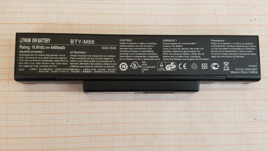 089-123-002 Ноутбук MSI M670 (MS1632) #12