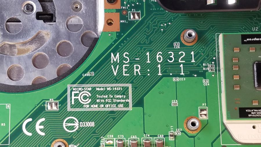 089-123-002 Ноутбук MSI M670 (MS1632) #16