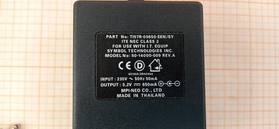 088-800-001 БП сканера штрих-кода SYMBOL 50-14000-009 #7