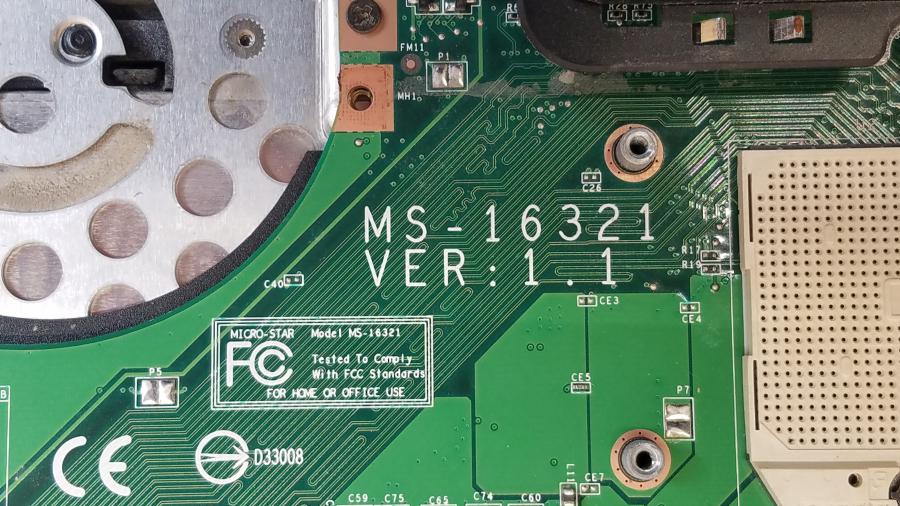 089-123-001 Ноутбук MSI M670 (MS1632) #13