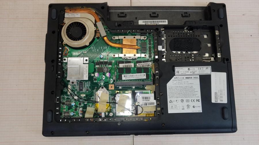 089-124-001 Ноутбук MSI VR610X (MS-163B) #10