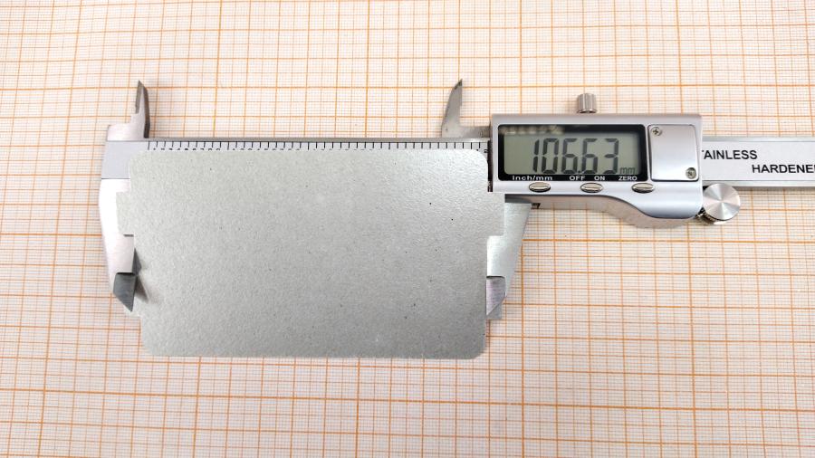 088-826-001 Слюда для СВЧ-печи  64x106x0.35mm #4