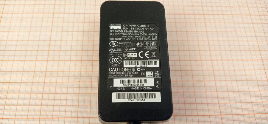 088-836-001 БП для IP телефона CISCO PSA18U-480 #7