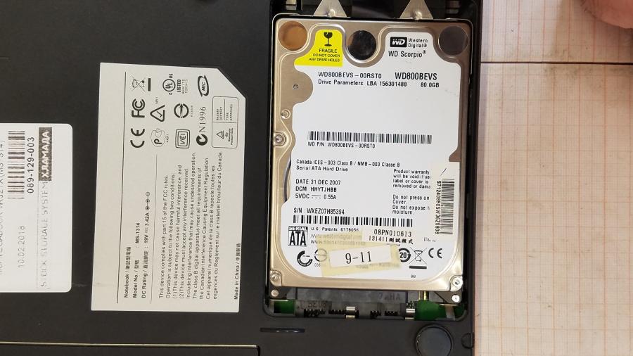 089-129-003 Ноутбук MSI MEGABOOK MS-1314 VR321 #13