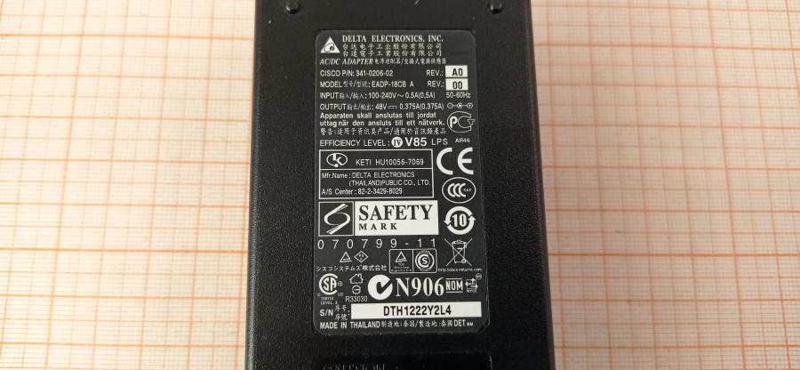 088-852-001 БП для IP телефона DELTA EADP-18CB A #7