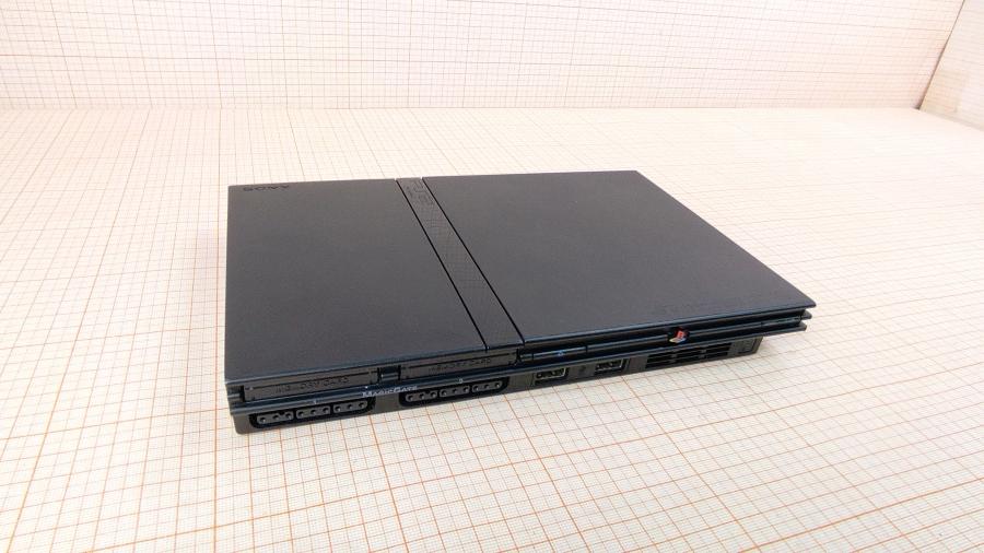 088-901-001 Игровая консоль SONY PlayStation 2 Slim (SCPH-77008) Black #1