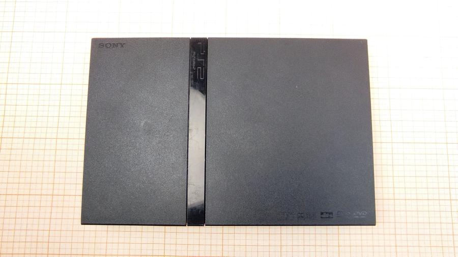 088-901-001 Игровая консоль SONY PlayStation 2 Slim (SCPH-77008) Black #2