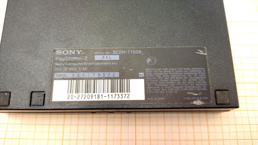 088-901-001 Игровая консоль SONY PlayStation 2 Slim (SCPH-77008) Black #14
