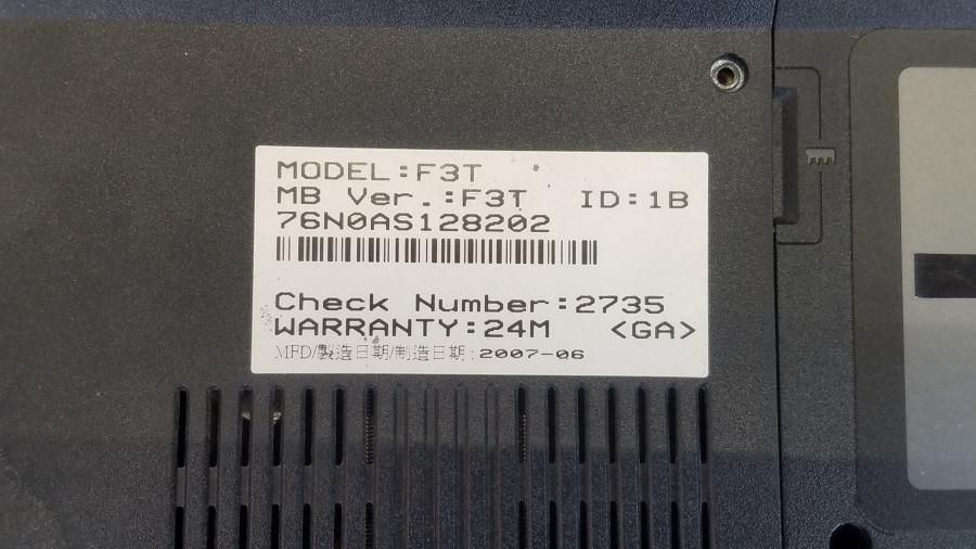 089-048-020 Ноутбук ASUS F3T #12