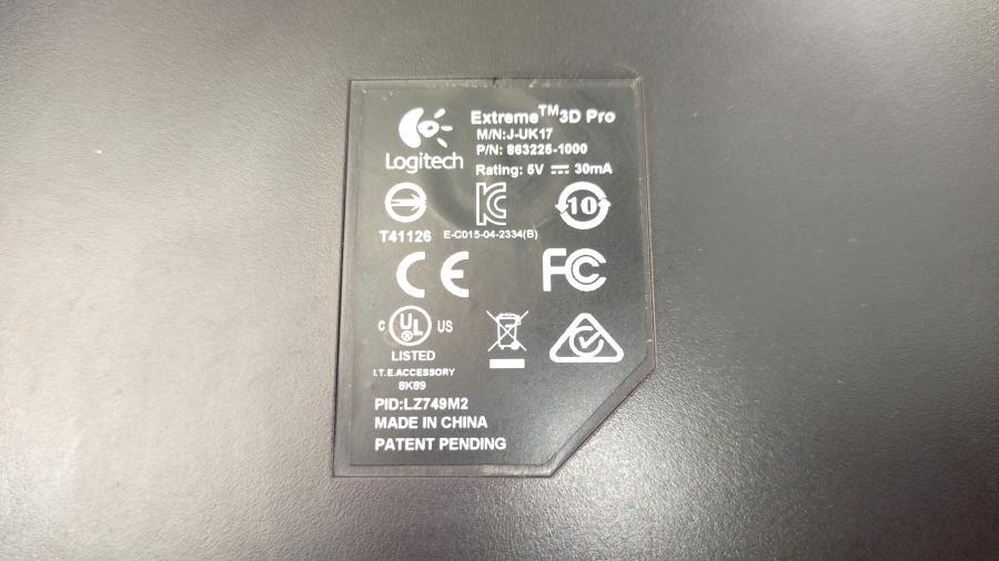 165-880-001 Игровой контроллер Logitech EXTREME 3D Pro #12