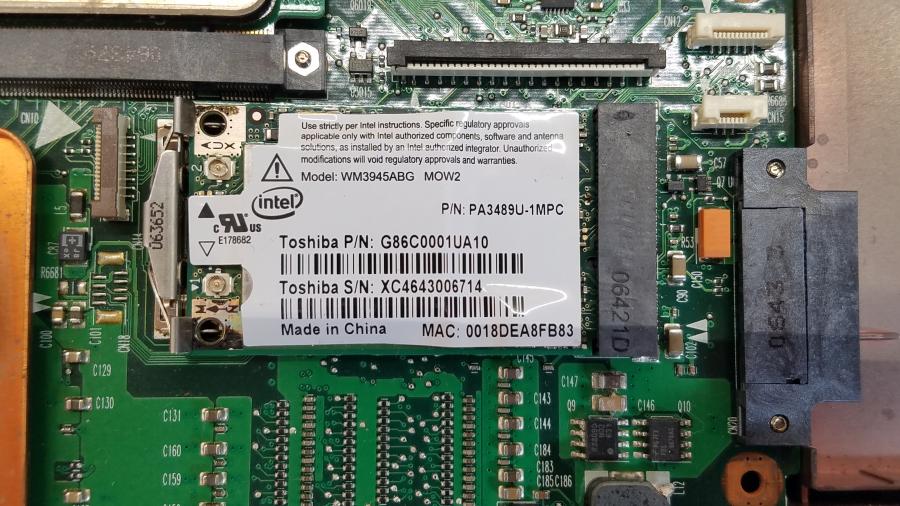 088-080-001 Ноутбук TOSHIBA SATELLITE A100-906 #16