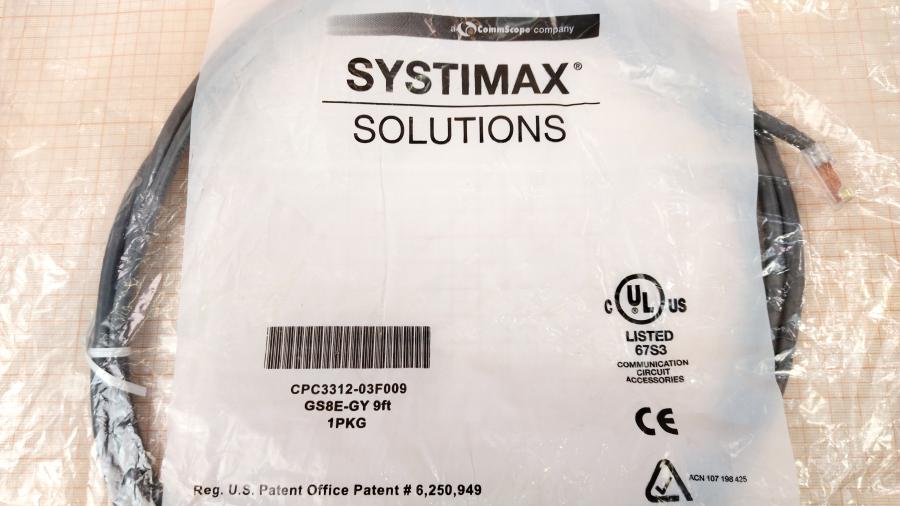 088-910-001 Патч-корд SYSTIMAX CPC3312-03F009 #2