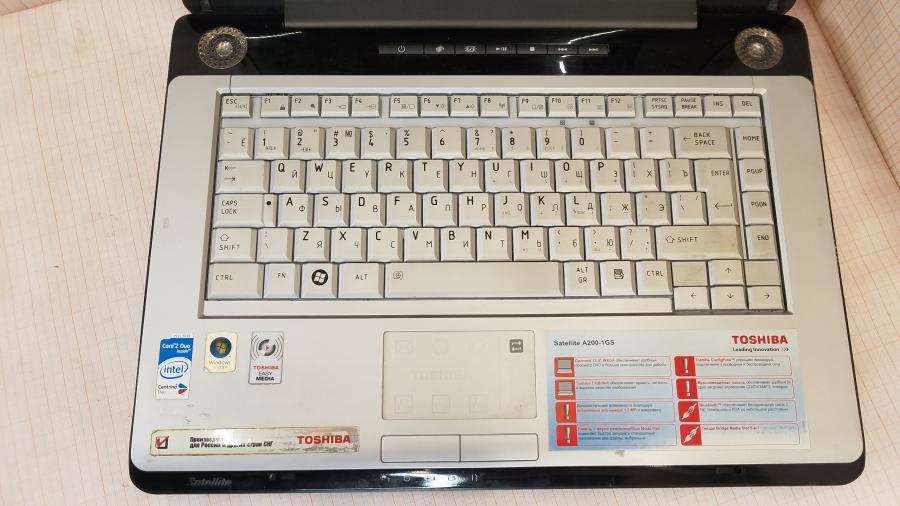 089-102-004 Ноутбук TOSHIBA SATELLITE A200-1GS #7