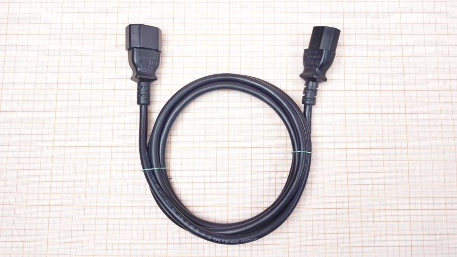 088-915-001 Удлинитель питания WONDERFUL IEC C13-C14 1.8М #1