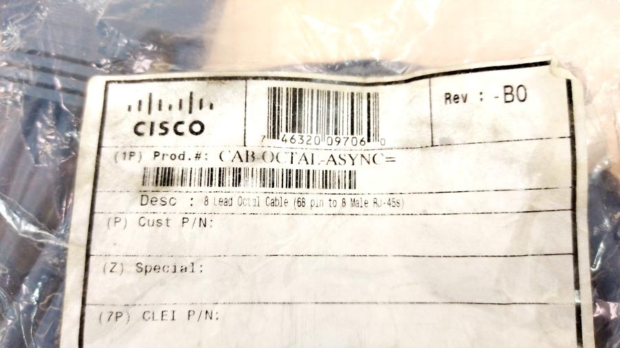 164-027-001 Кабель интерфейсный CISCO CAB-OCTAL-ASYNC (72-0845-01) #5
