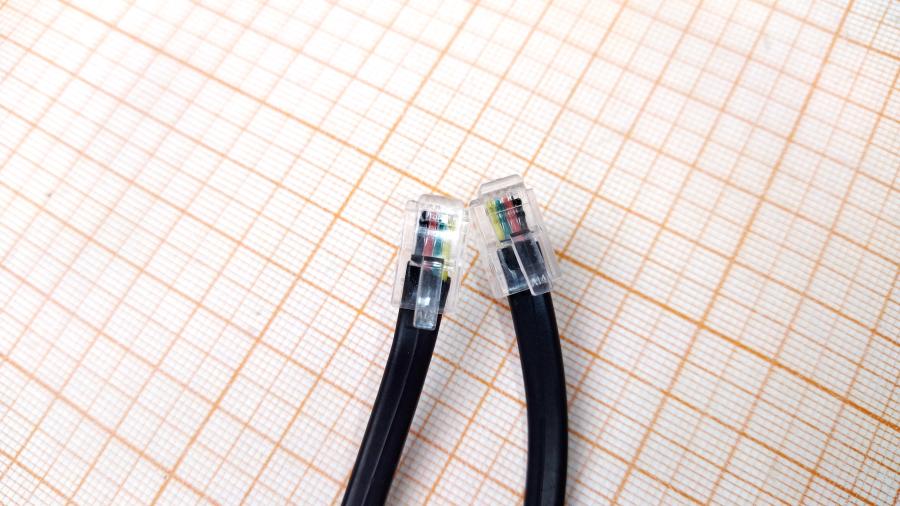 194-071-001 Кабель для телефонной трубки  RJ-10 4P4C 2m #2