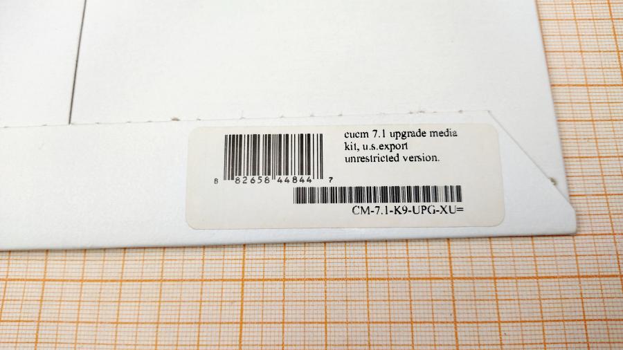 088-960-001 ПО для CISCO CISCO CM-7.1-K9-UPG-XU= #7