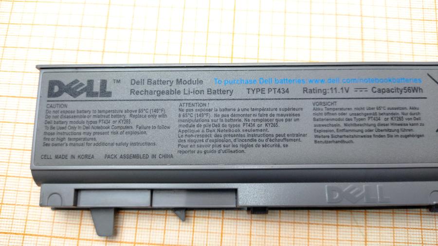 088-990-001 АКБ для ноутбука DELL PT434 #3