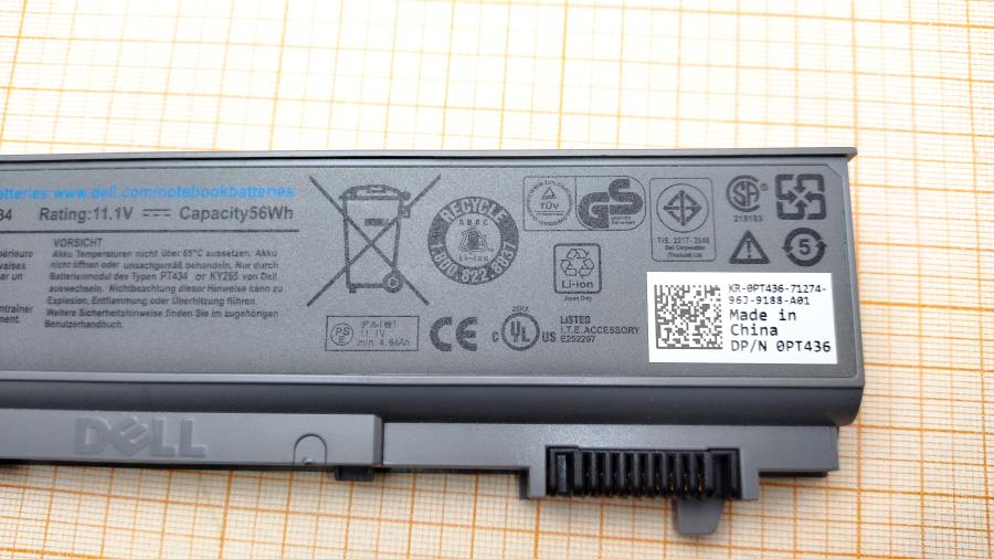 088-990-001 АКБ для ноутбука DELL PT434 #4