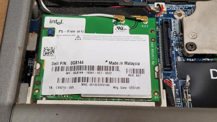 089-152-003 Ноутбук DELL LATITUDE D610 #18