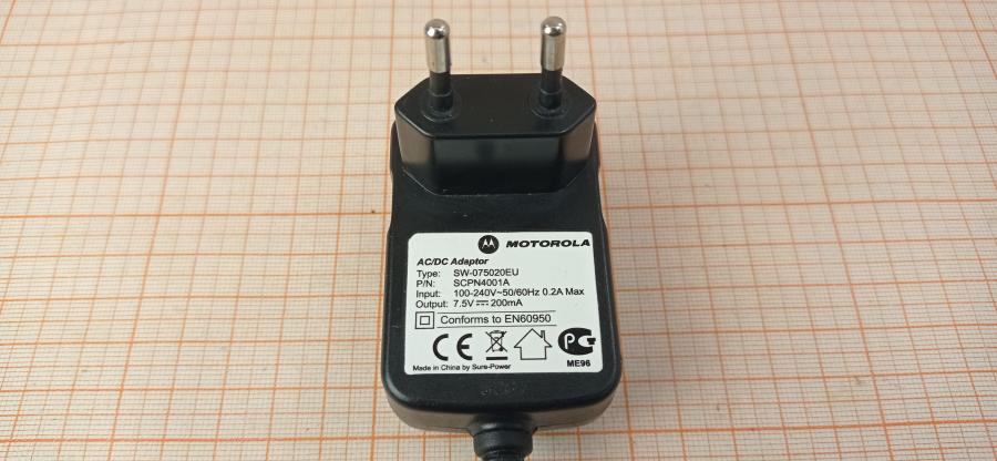 114-044-001 БП для телефонов Motorola SW-075020EU #7