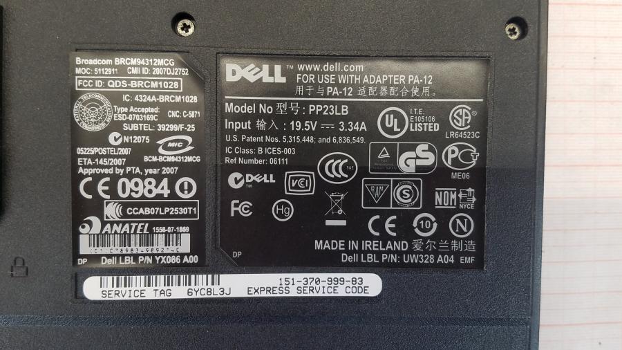 089-146-007 Ноутбук DELL Vostro 1000 #10