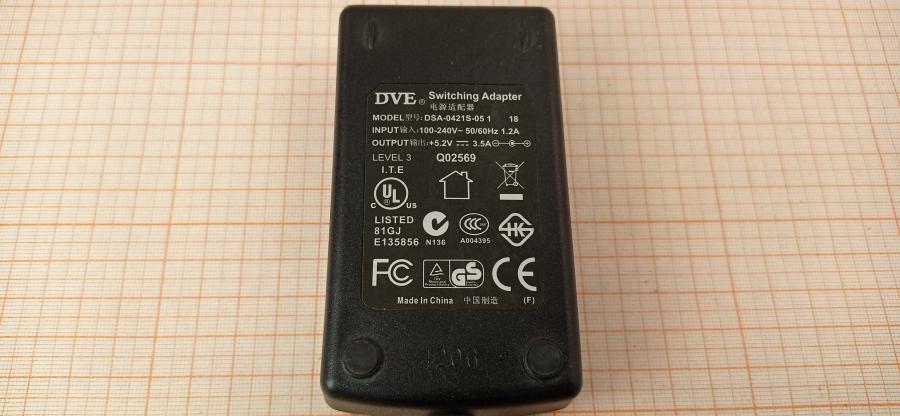 114-052-001 БП для мониторов DVE DSA-0421S-05 1 18 #7