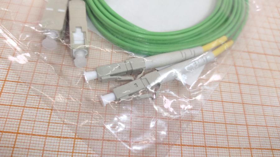 114-061-001 Патч-корд HYPERLINE LC-SC UPC Duplex 50/125 2m #5