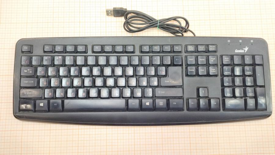 157-046-001 Клавиатура проводная Genius KB-110X USB #1