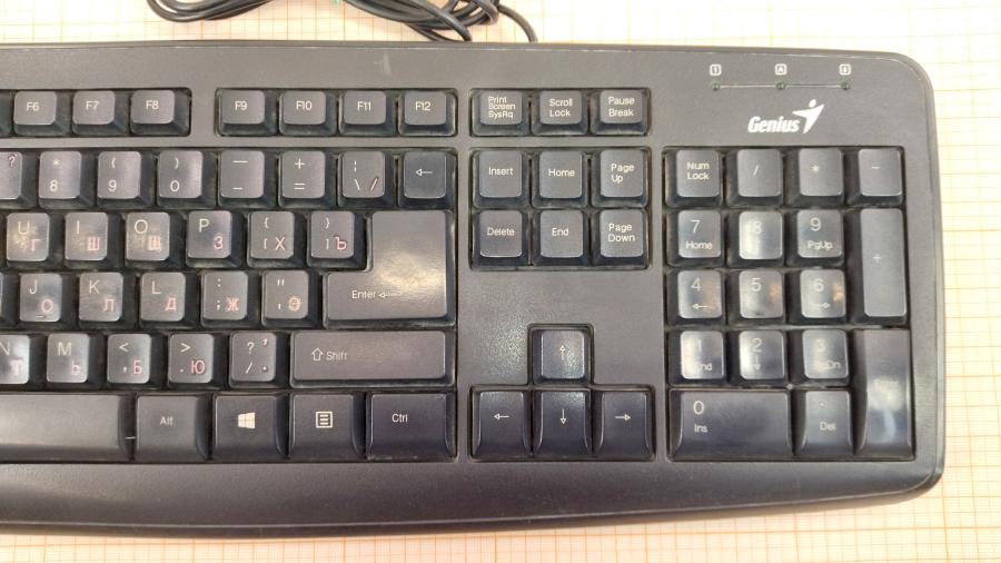 157-046-001 Клавиатура проводная Genius KB-110X USB #3