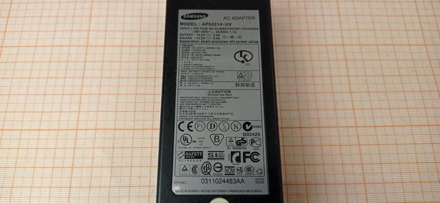 114-072-001 БП для мониторов SAMSUNG AP04214-UV #7