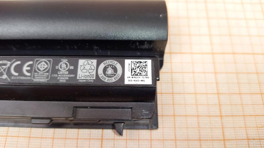 134-027-002 АКБ для ноутбука DELL RFJMW #6