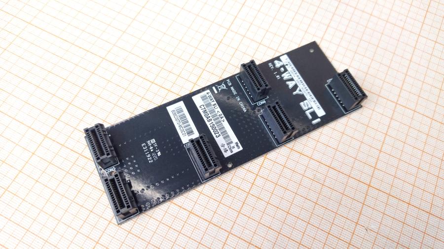 114-110-001 Мост объединения видеокарт ASUS RoG 4-Way SLI-S111 #1