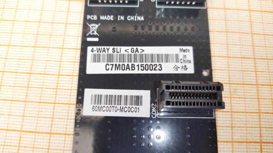 114-110-001 Мост объединения видеокарт ASUS RoG 4-Way SLI-S111 #3