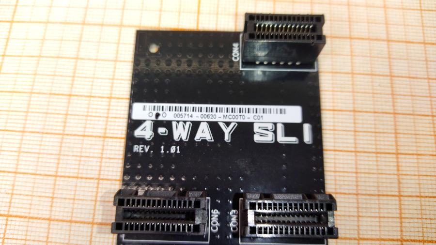 114-110-001 Мост объединения видеокарт ASUS RoG 4-Way SLI-S111 #4