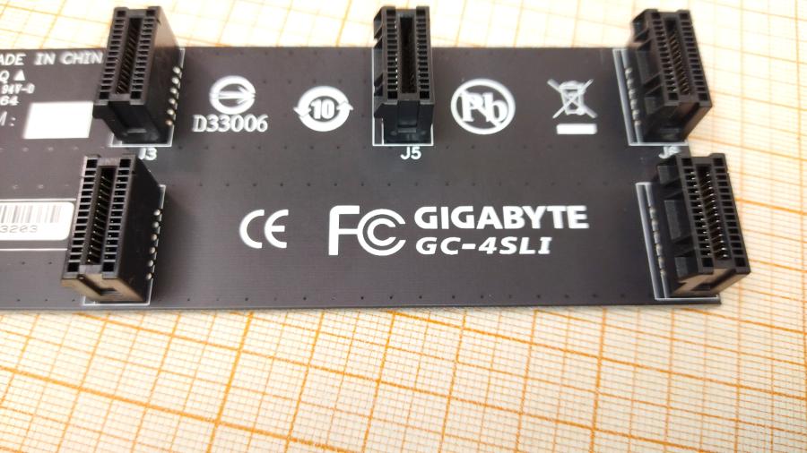 114-114-001 Мост объединения видеокарт GIGABYTE GC-4SLI #3