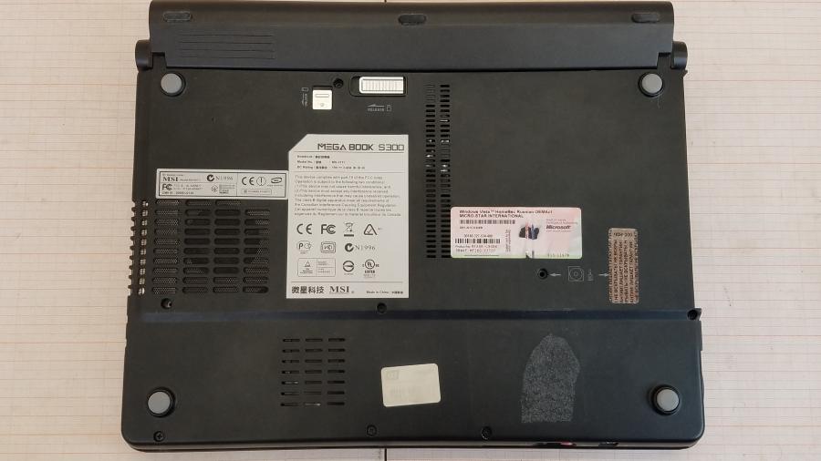 089-131-002 Ноутбук MSI MEGABOOK S300 MS1311 #9