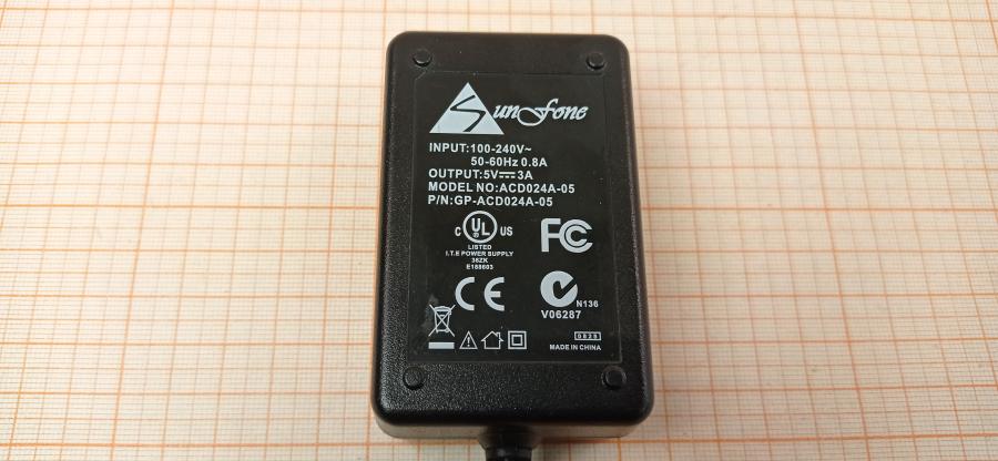 114-142-001 БП для роутера SunFone ACD024A-05 #7