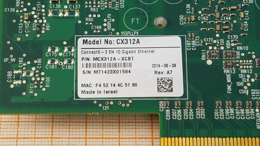 195-207-001 Сетевая карта SFP Mellanox CX312A #4