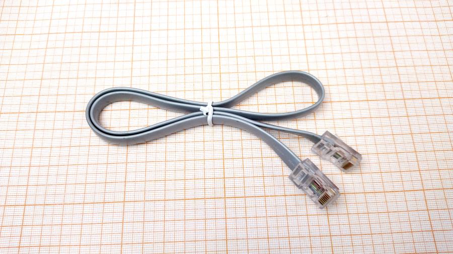 114-157-001 Патч-корд   U/UTP Cat.5 0.5m Серый #1