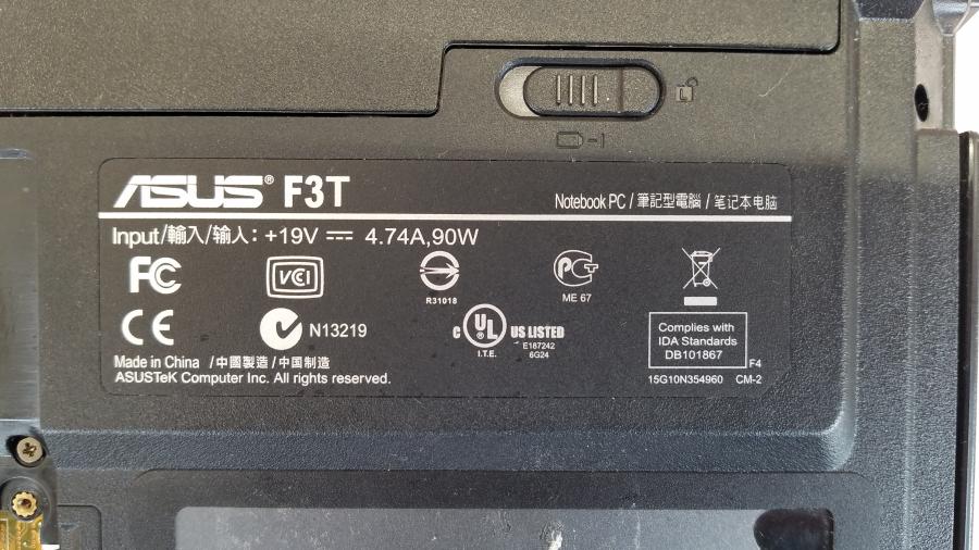 089-048-010 Ноутбук ASUS F3T #12