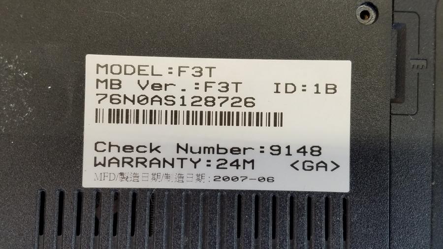 089-048-010 Ноутбук ASUS F3T #13