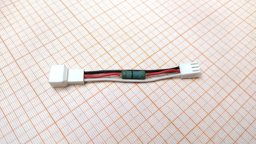 114-166-001 Переходник питания  3-Pin (F) - 3-Pin (M) 56 Om #1