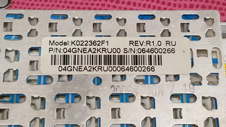 089-154-001 Ноутбук ASUS S6F #17