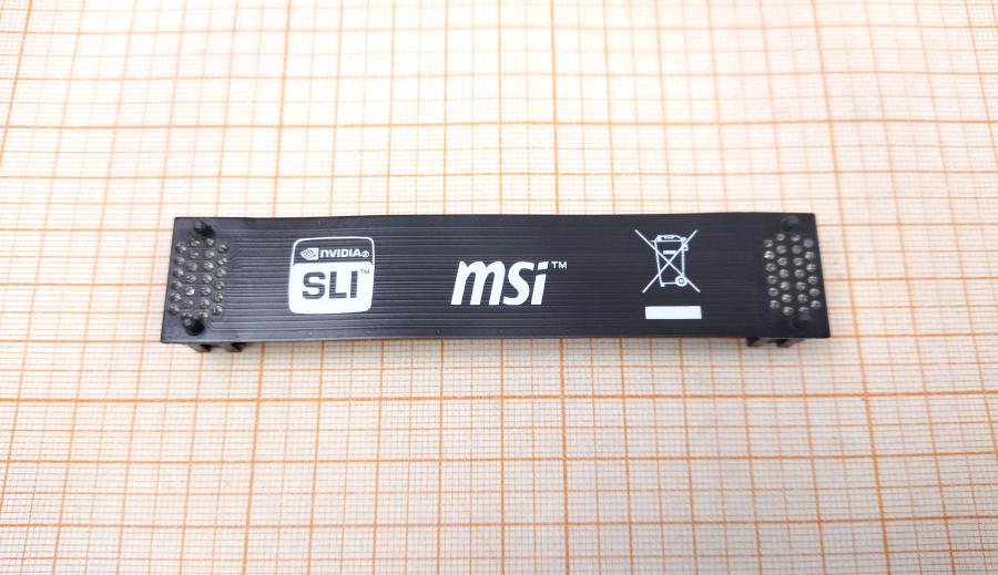 114-179-001 Мост объединения видеокарт MSI 2-way SLI #3