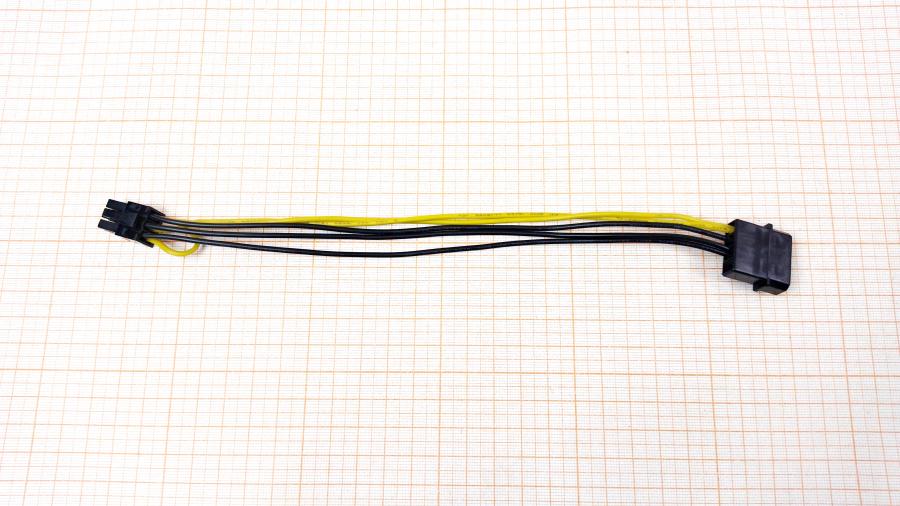 114-204-001 Переходник питания  4-Pin MOLEX (F) - 6-Pin PCI-E (M) 0.2M #1