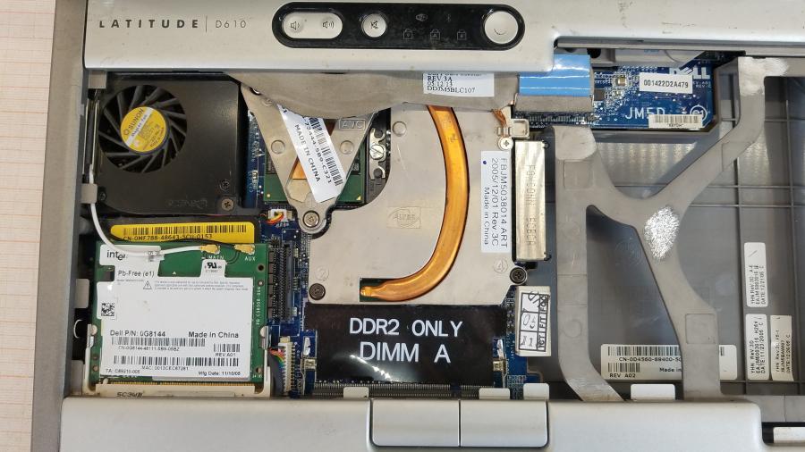 089-152-004 Ноутбук DELL LATITUDE D610 #4